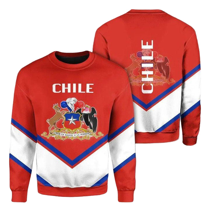 Chile Coat Of Arms Sweater Lucian Style J5W ? Usalast