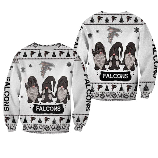 Christmas Gnomes Atlanta Falcons Ugly Sweater Christmas 3D Sweater ? Usalast