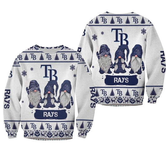 Christmas Gnomes Tampa Bay Rays Ugly Sweater Christmas 3D Sweater ? Usalast
