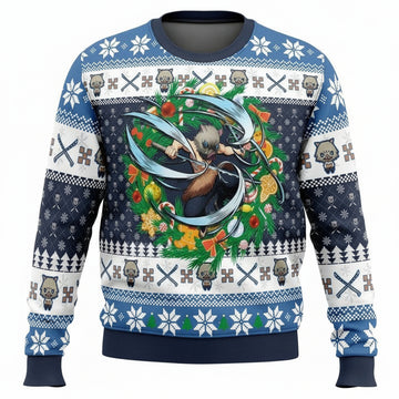 Christmas Hashibira Inosuke Demon Slayer Ugly Christmas Sweater ? Usalast