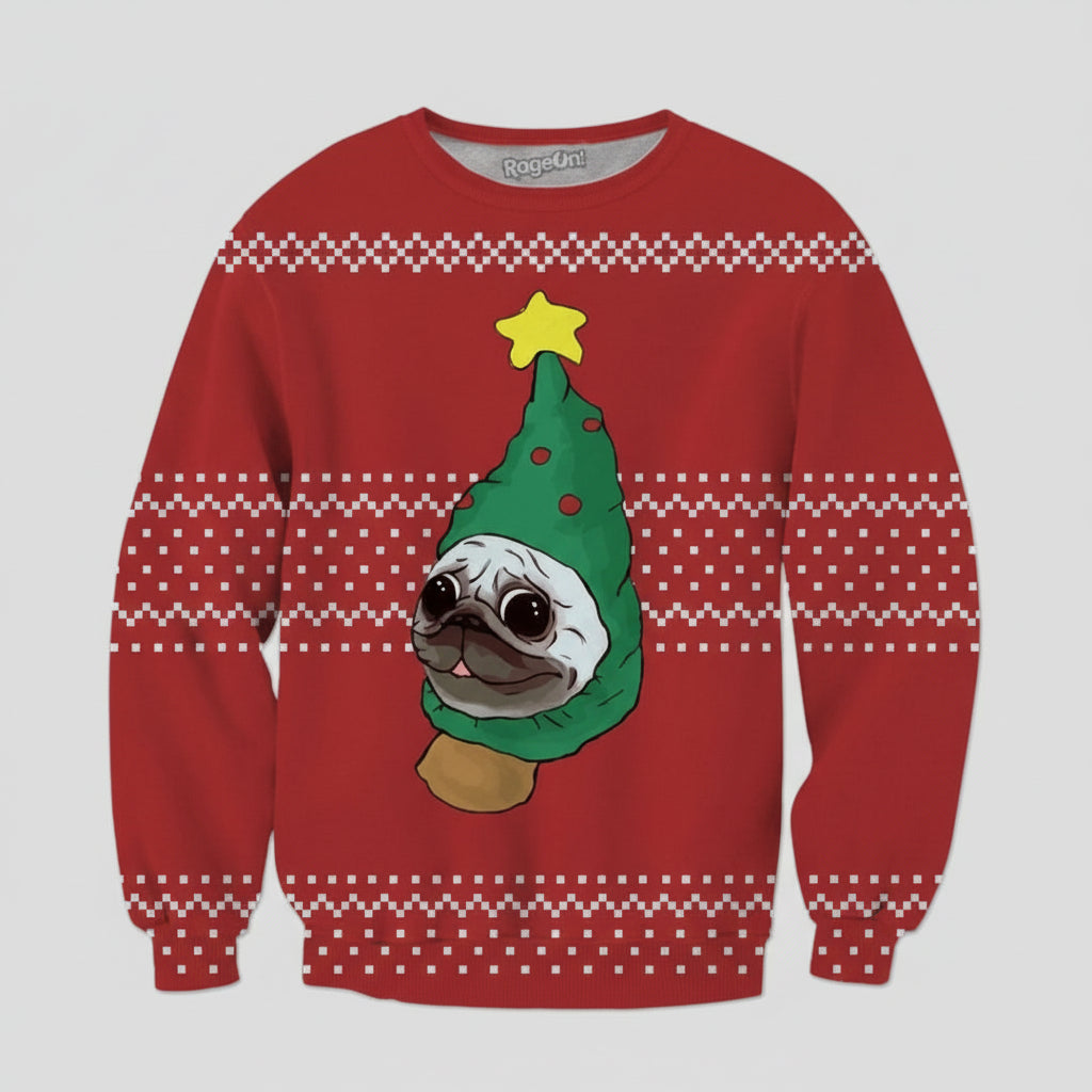 Christmas Pug V1 Crewneck Sweater ? Usalast