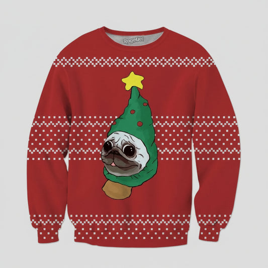 Christmas Pug V1 Crewneck Sweater ? Usalast