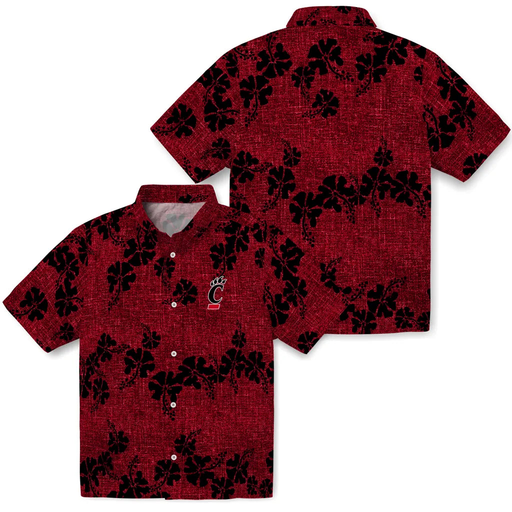 Cincinnati Bearcats Hawaiian Shirt - 50th State Flower | Moonbestprint
