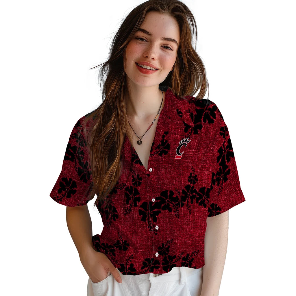 Cincinnati Bearcats Hawaiian Shirt - 50th State Flower | Moonbestprint