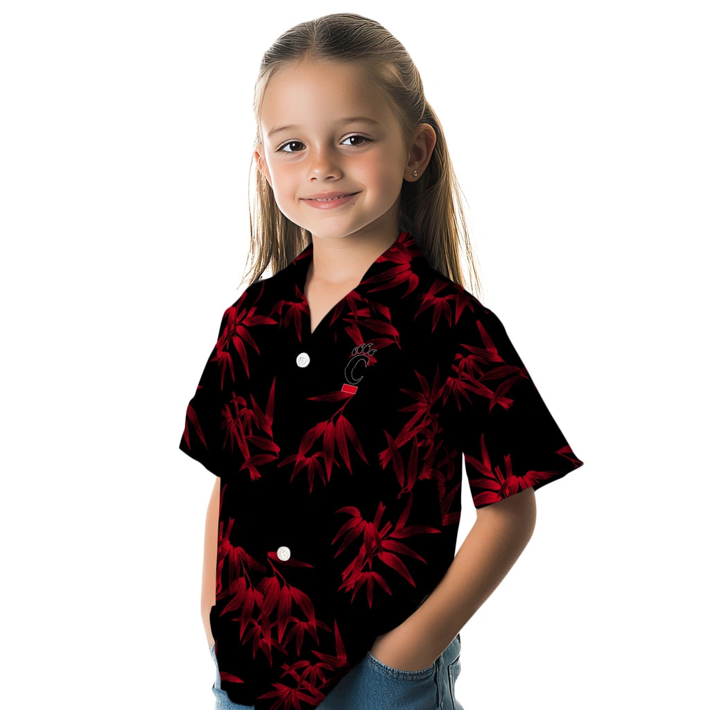 Cincinnati Bearcats Hawaiian Shirt - Bamboo Branches | Moonbestprint