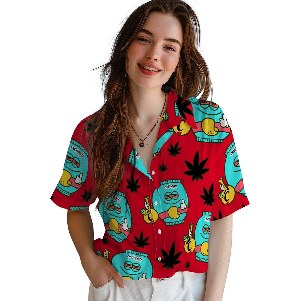 Cincinnati Bearcats Hawaiian Shirt - Chill Vibe | Moonbestprint
