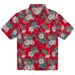 Cincinnati Bearcats Hawaiian Shirt - Flamingo and Hibiscus | Moonbestprint