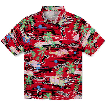 Cincinnati Bearcats Hawaiian Shirt - Hawaii Island | Moonbestprint