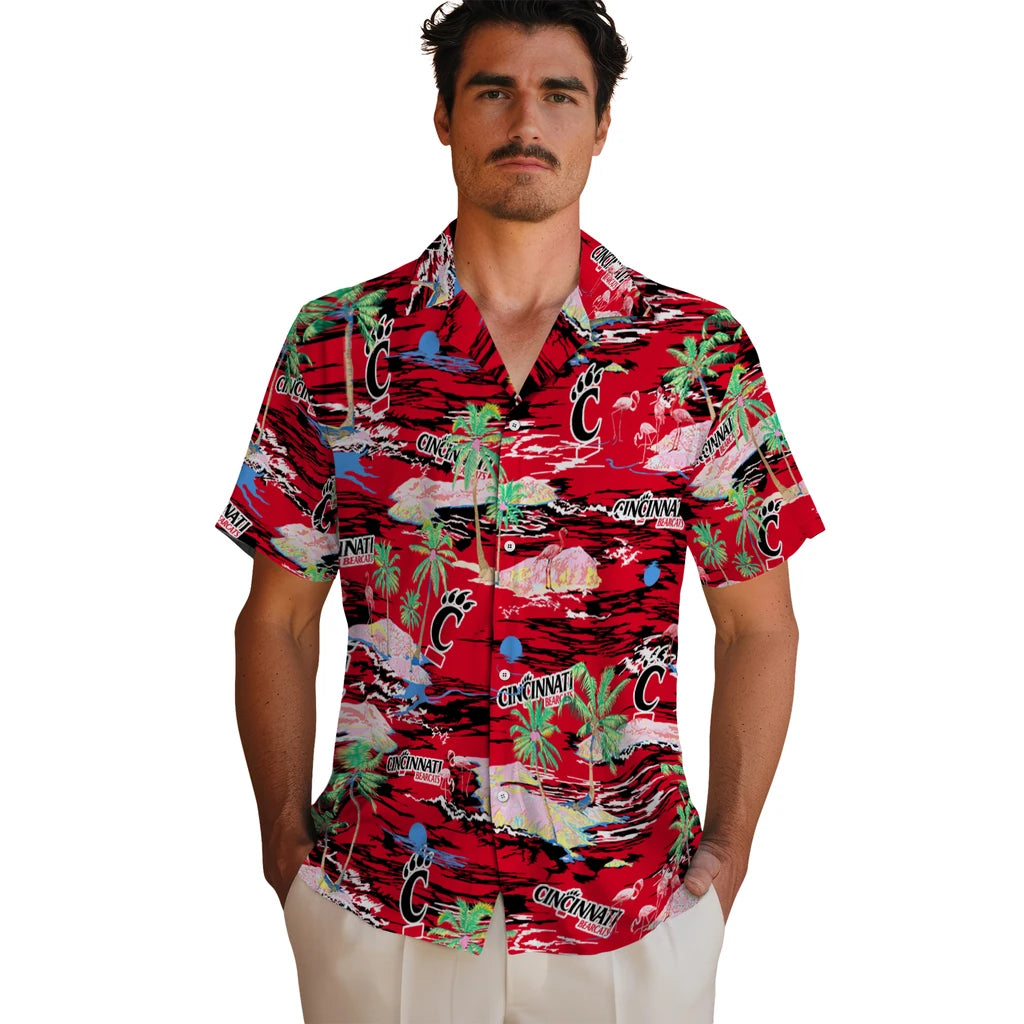 Cincinnati Bearcats Hawaiian Shirt - Hawaii Island | Moonbestprint