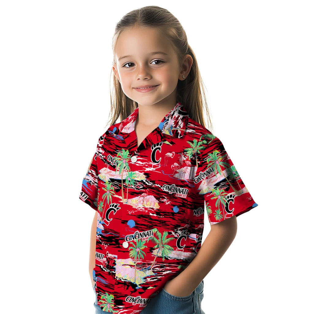 Cincinnati Bearcats Hawaiian Shirt - Hawaii Island | Moonbestprint