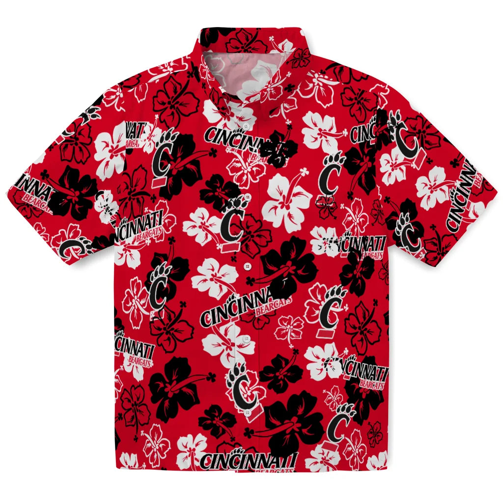 Cincinnati Bearcats Hibiscus Bloom Hawaiian Shirt – Moonbestprint