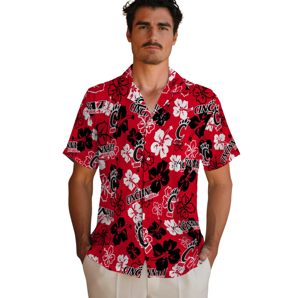 Cincinnati Bearcats Hibiscus Bloom Hawaiian Shirt – Moonbestprint