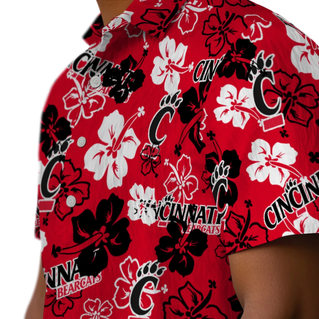 Cincinnati Bearcats Hibiscus Bloom Hawaiian Shirt – Moonbestprint