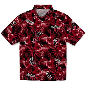 Cincinnati Bearcats Hawaiian Shirt - Hibiscus Exotic | Moonbestprint