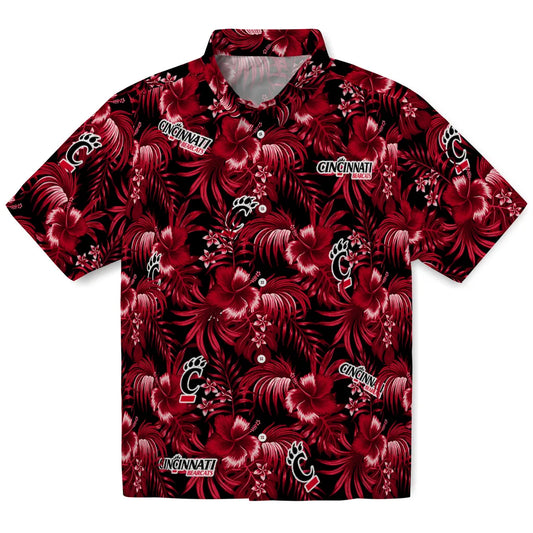Cincinnati Bearcats Hawaiian Shirt - Hibiscus Exotic | Moonbestprint