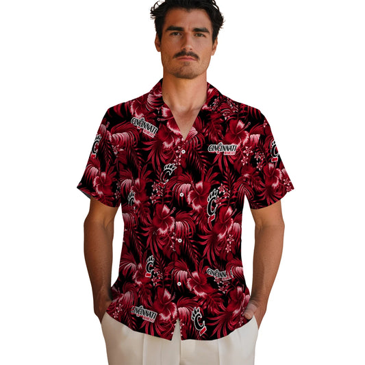 Cincinnati Bearcats Hawaiian Shirt - Hibiscus Exotic | Moonbestprint