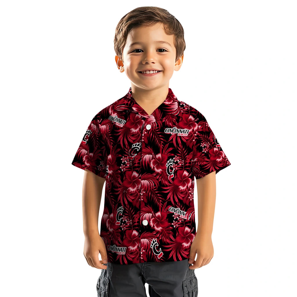 Cincinnati Bearcats Hawaiian Shirt - Hibiscus Exotic | Moonbestprint