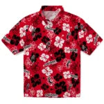 Cincinnati Bearcats Hawaiian Shirt - Hibiscus Flower Design | Moonbestprint
