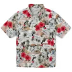 Cincinnati Bearcats Hawaiian Shirt - Hibiscus Seaside | Moonbestprint