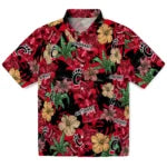 Cincinnati Bearcats Hawaiian Shirt - Hibiscus Tiki Jungle | Moonbestprint