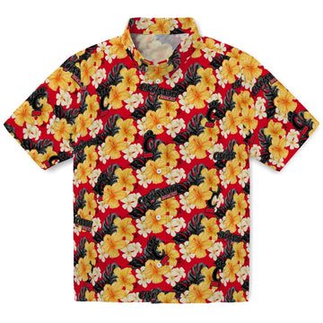 Cincinnati Bearcats Hawaiian Shirt - Hibiscus Tropics | Moonbestprint