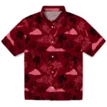 Cincinnati Bearcats Hawaiian Shirt - Palm And Clouds | Moonbestprint