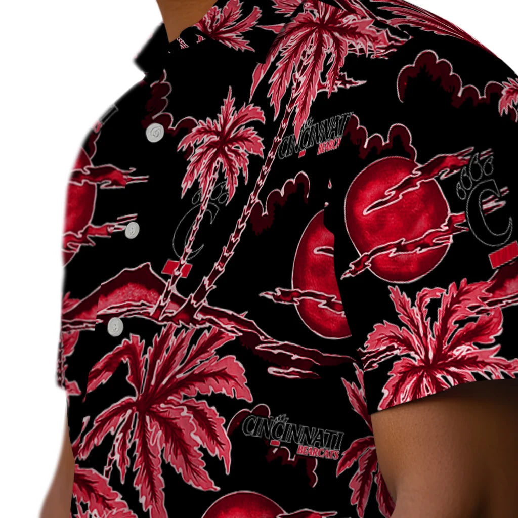 Cincinnati Bearcats Hawaiian Shirt - Palm Sunset | Moonbestprint