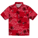 Cincinnati Bearcats Hawaiian Shirt - Wave Palm | Moonbestprint