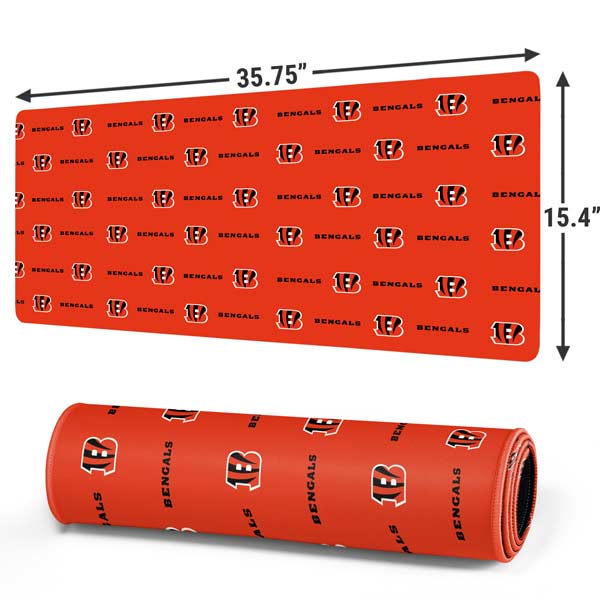 NFL Cincinnati Bengals Blitz Series Gaming Mouse Pad Moonbestprint