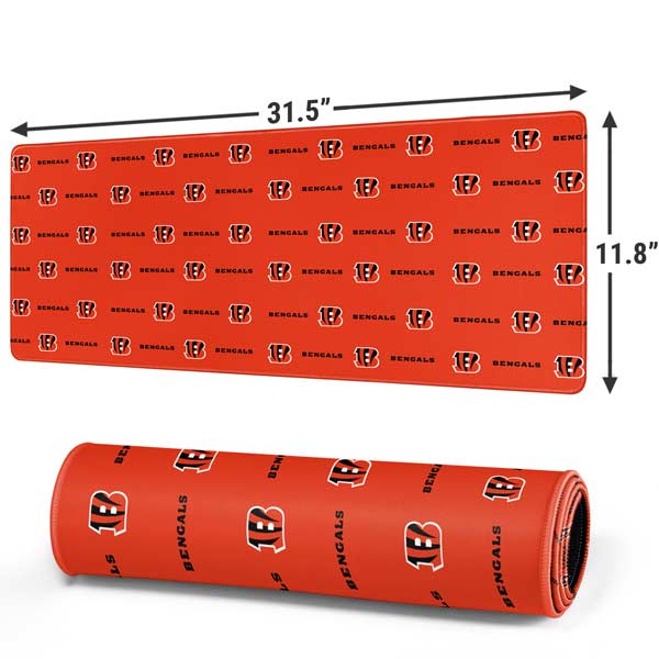 NFL Cincinnati Bengals Blitz Series Gaming Mouse Pad Moonbestprint