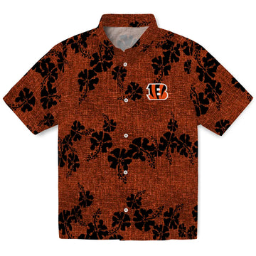 Cincinnati Bengals Hawaiian Shirt - 50th State Flower | Moonbestprint