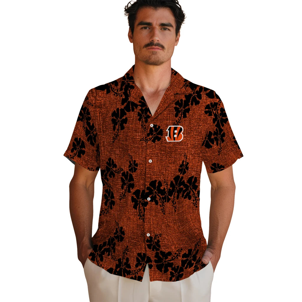 Cincinnati Bengals Hawaiian Shirt - 50th State Flower | Moonbestprint