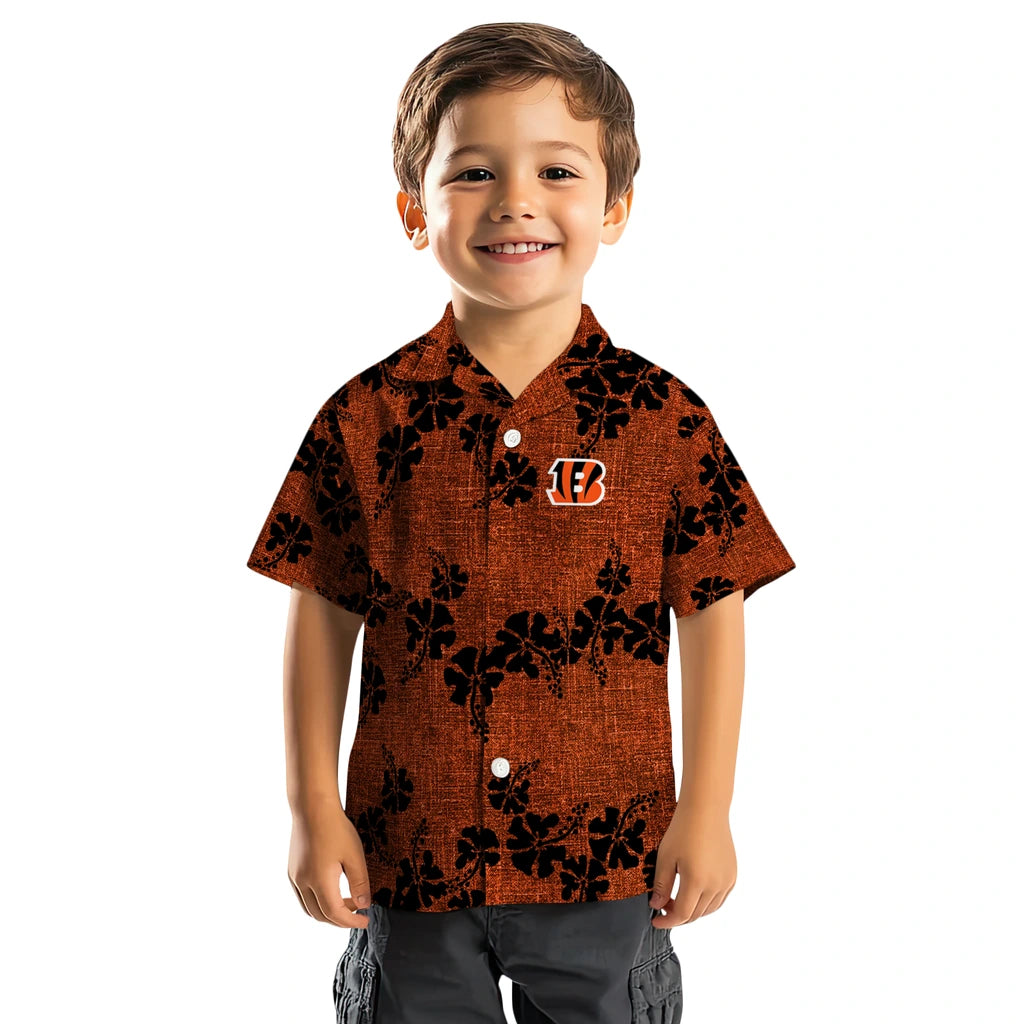 Cincinnati Bengals Hawaiian Shirt - 50th State Flower | Moonbestprint