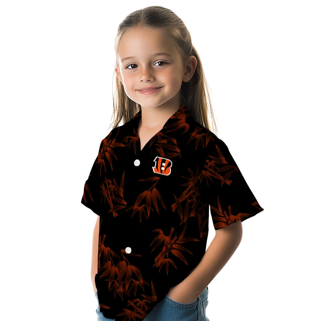 Cincinnati Bengals Hawaiian Shirt - Bamboo Branches | Moonbestprint