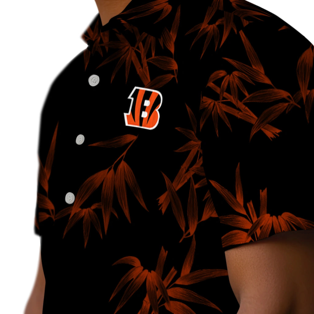 Cincinnati Bengals Hawaiian Shirt - Bamboo Branches | Moonbestprint