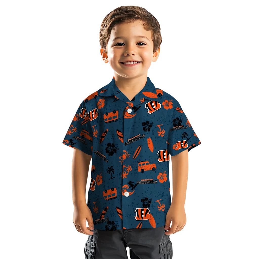 Cincinnati Bengals Hawaiian Shirt - Beach Vibe | Moonbestprint