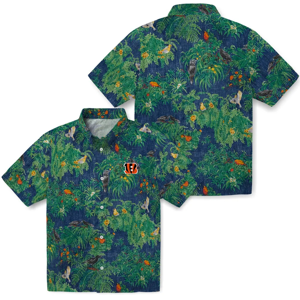 Cincinnati Bengals Hawaiian Shirt - Bird Canopy | Moonbestprint
