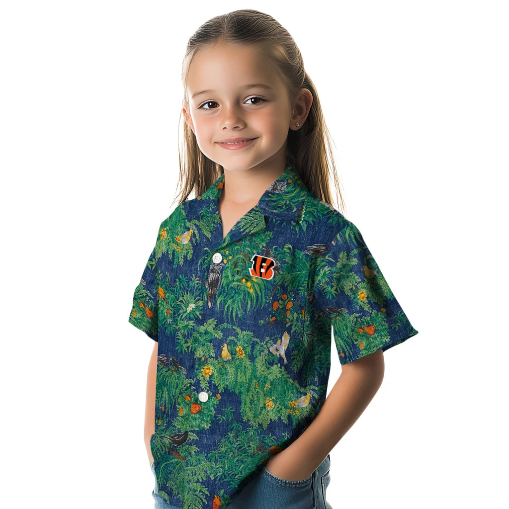 Cincinnati Bengals Hawaiian Shirt - Bird Canopy | Moonbestprint
