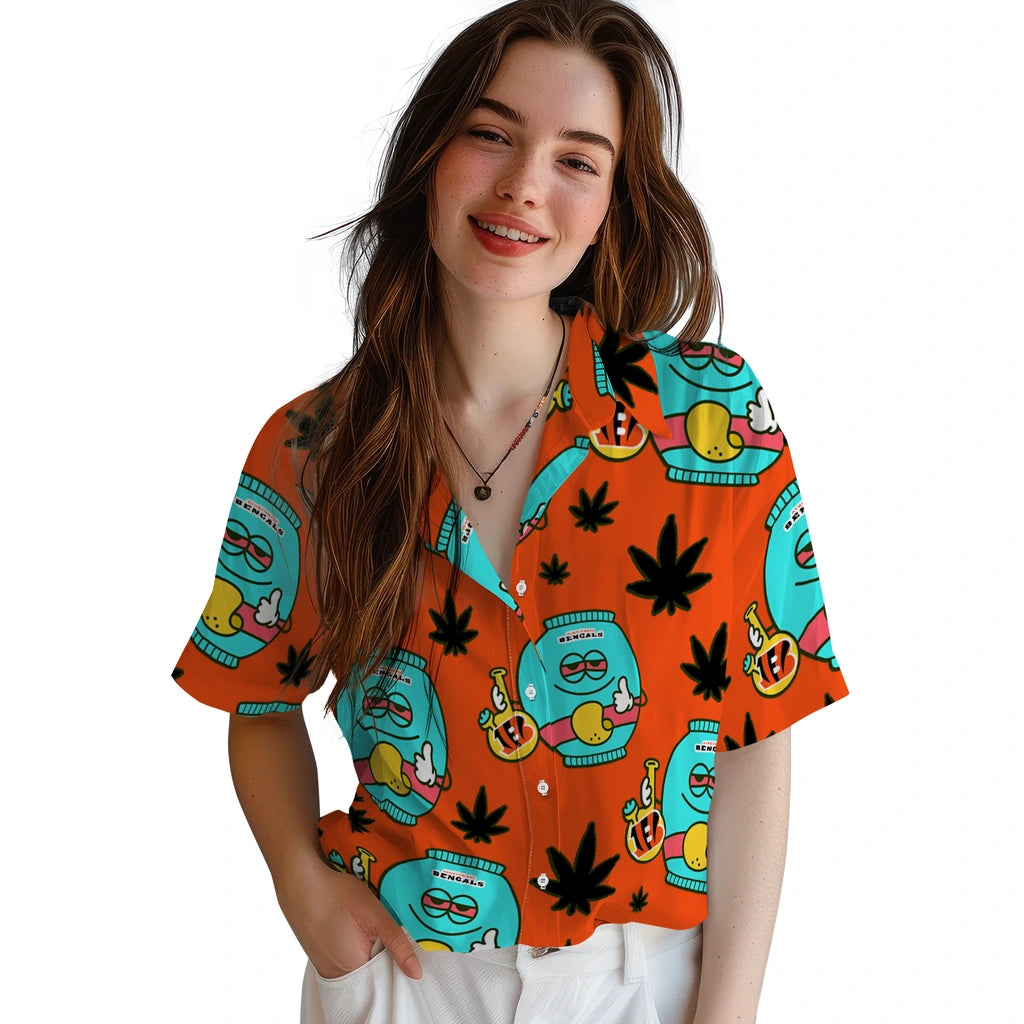 Cincinnati Bengals Hawaiian Shirt - Chill Vibe | Moonbestprint