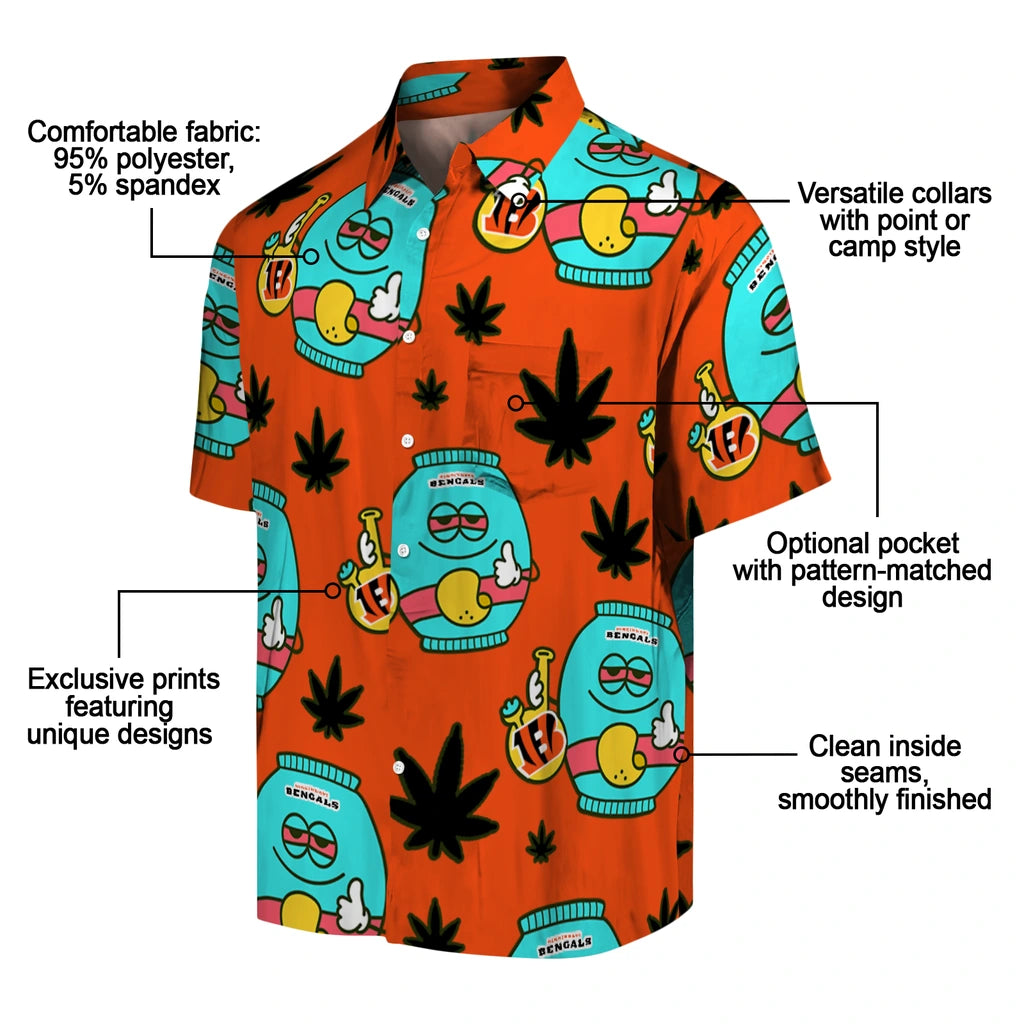Cincinnati Bengals Hawaiian Shirt - Chill Vibe | Moonbestprint