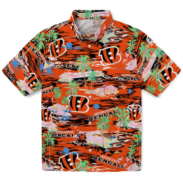 Cincinnati Bengals Flamingo Retreat 2026 Hawaiian Shirt – Moonbestprint