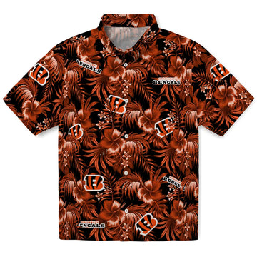 Cincinnati Bengals Hawaiian Shirt - Hibiscus Exotic | Moonbestprint