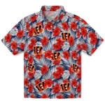 Cincinnati Bengals Hawaiian Shirt - Hibiscus Fiesta | Moonbestprint