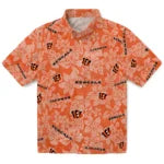 Cincinnati Bengals Hawaiian Shirt - Hibiscus Oasis | Moonbestprint