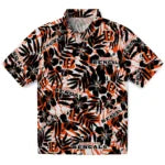 Cincinnati Bengals Hawaiian Shirt - Hibiscus Overlay | Moonbestprint