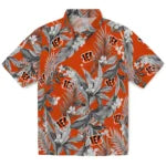 Cincinnati Bengals Hawaiian Shirt - Palm Leaves | Moonbestprint