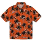 Cincinnati Bengals Hawaiian Shirt - Palm Tree Motif | Moonbestprint