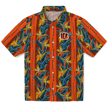 Cincinnati Bengals Hawaiian Shirt - Paradise Vines | Moonbestprint
