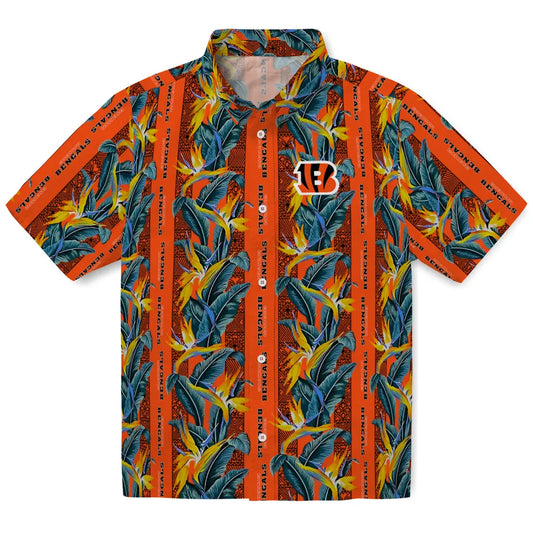 Cincinnati Bengals Hawaiian Shirt - Paradise Vines | Moonbestprint