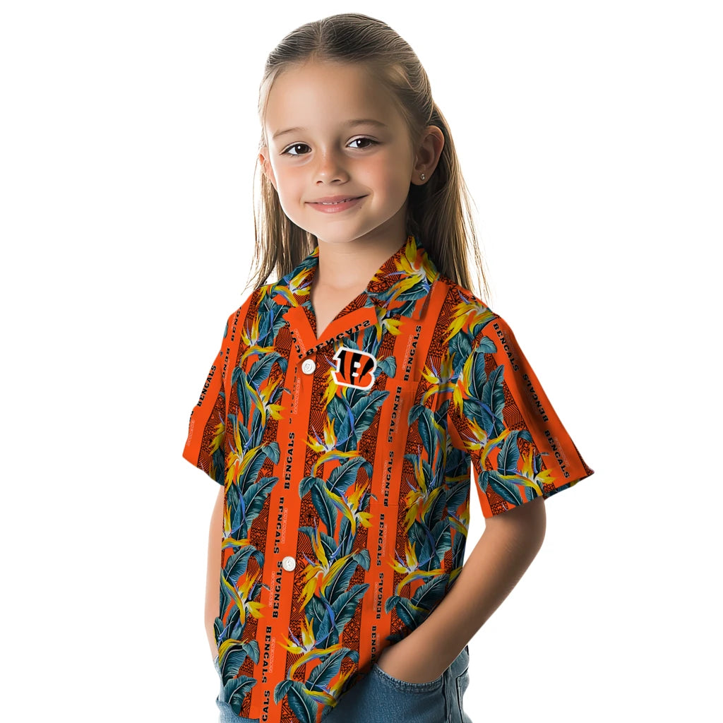 Cincinnati Bengals Hawaiian Shirt - Paradise Vines | Moonbestprint